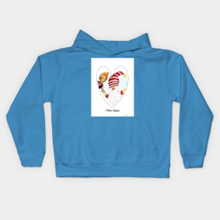 I Heart Gnomes Kids Hoodie